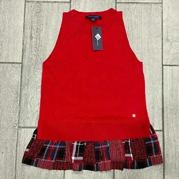 Tommy Hilfiger Tops - Tommy Hilfiger Crew Neck Halter Top Red Small